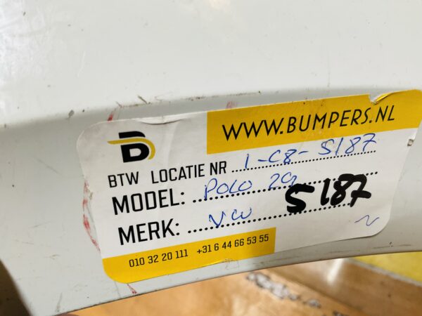 BUMPER Volkswagen Polo 2G 2017-2022 VOORBUMPER 1-C8-5187z