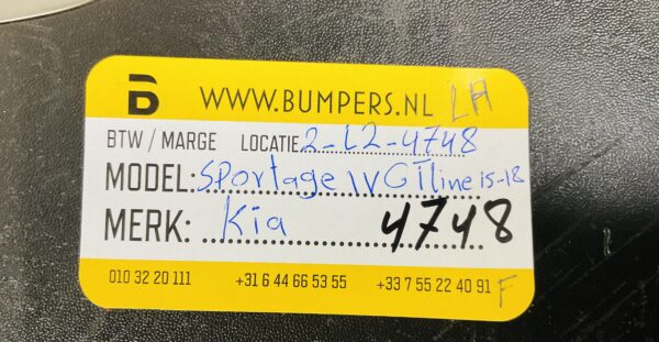 Zijskirt Kia Sportage IV GT Line 15-18 Links 87753-F1010 Dorpel 2-L2-4748F