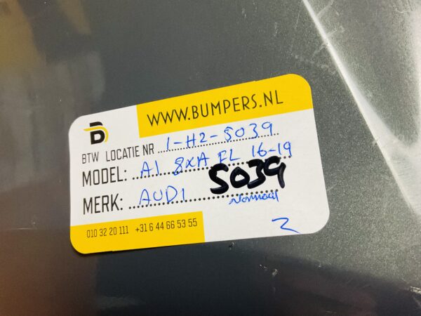 BUMPER Audi A1 8xA Facelift Normaal 2016-2019 VOORBUMPER 1-H2-5039z