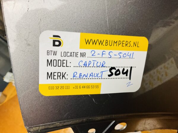 BUMPER Renault Captur 2013-2016 VOORBUMPER 2-F5-5041z