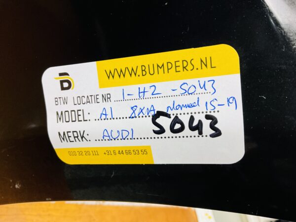 BUMPER Audi A1 8xA Facelift Normaal 2015-2019 VOORBUMPER 1-H2-5043z