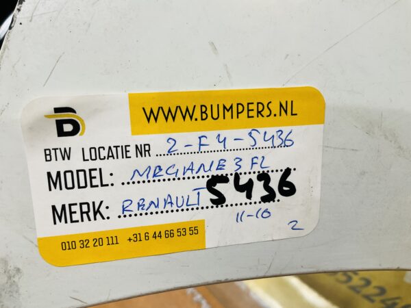 BUMPER Renault Megane 3 Facelift 2011-2016 VOORBUMPER 2-F4-5436z