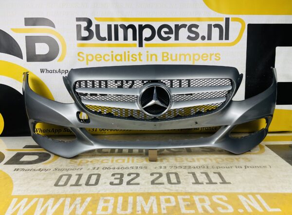 BUMPER Mercedes C Klasse W205 Normaal 2014-2014 VOORBUMPER 1-A9-5656z