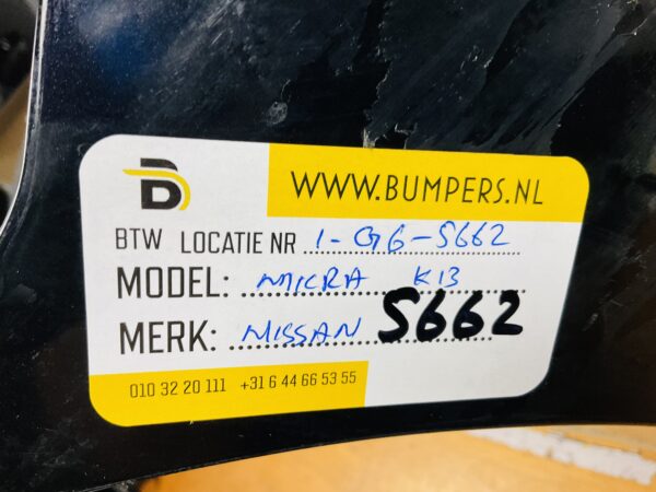 BUMPER Nissan Micra K13 VOORBUMPER 1-G6-5662z
