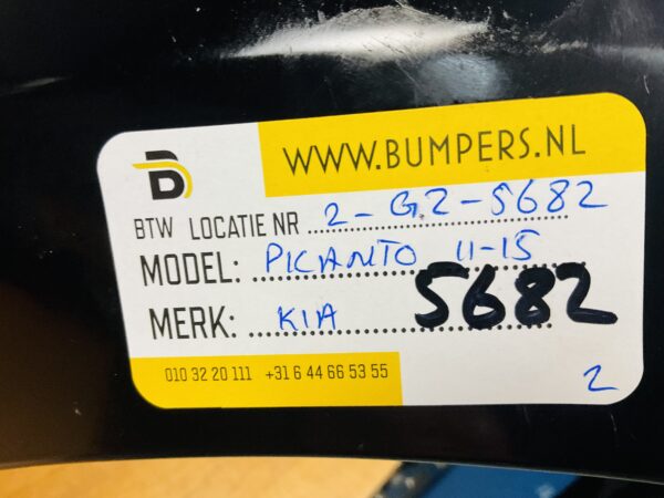 BUMPER Kia Picanto 2011-2015 VOORBUMPER 2-G2-5682z