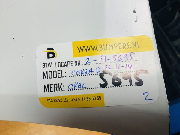 BUMPER Opel Corsa D Facelift 2011-2014 VOORBUMPER 2-i1-5695z