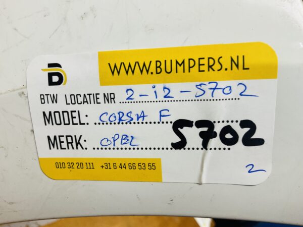 BUMPER Opel Corsa F 4xpdc 2019-2024 VOORBUMPER 2-i2-5702z