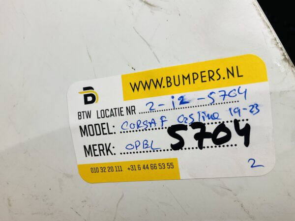 BUMPER Opel Corsa F GS-Line GSline  2019-2024 VOORBUMPER 2-i2-5704z