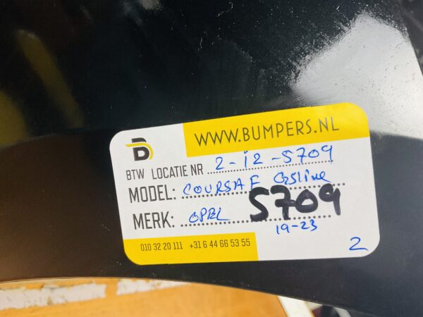 BUMPER Opel Corsa F GS-Line GSline 2019-2024 VOORBUMPER 2-i2-5709z