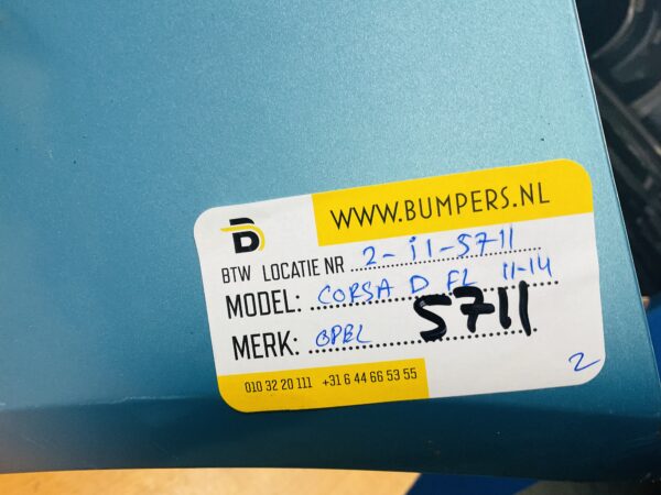 BUMPER Opel Corsa D Facelift 2011-2014 VOORBUMPER 2-i1-5711z