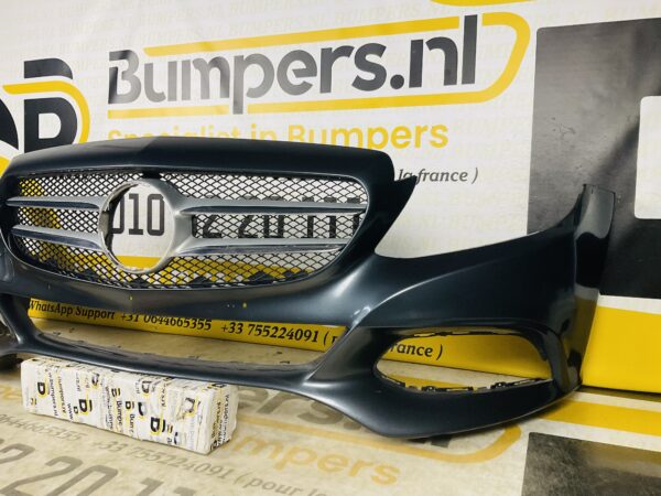 BUMPER Mercedes C Klasse W205 Normaal 2014-2017 VOORBUMPER 1-A4-5731z