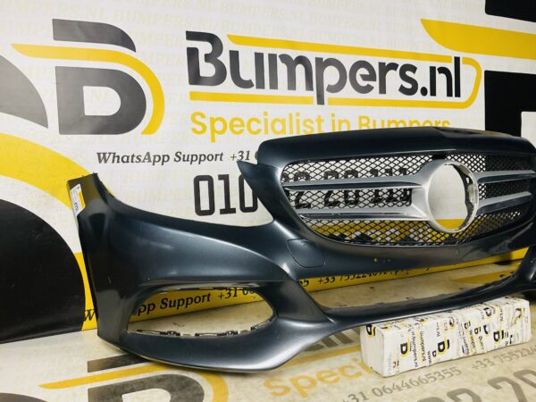 BUMPER Mercedes C Klasse W205 Normaal 2014-2017 VOORBUMPER 1-A4-5731z