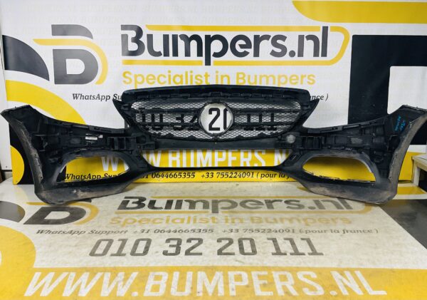 BUMPER Mercedes C Klasse W205 Normaal 2014-2017 VOORBUMPER 1-A4-5731z