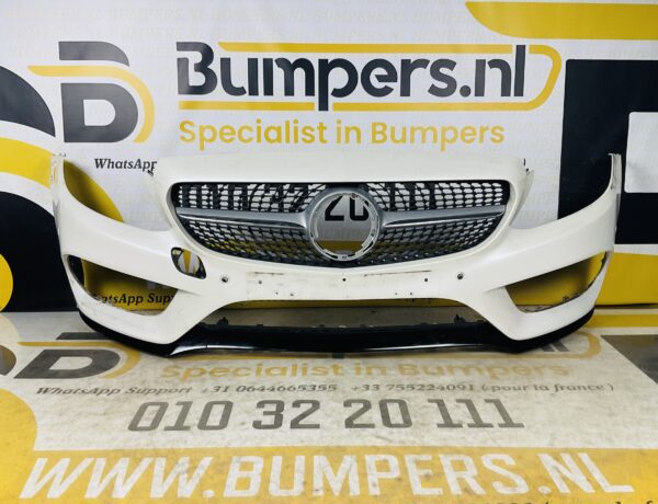 BUMPER Mercedes C Klasse W205 AMG 2014-2017 VOORBUMPER 1-A4-5733z