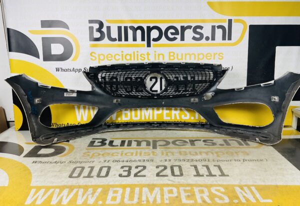 BUMPER Mercedes C Klasse W205 AMG 2014-2017 VOORBUMPER 1-A4-5733z