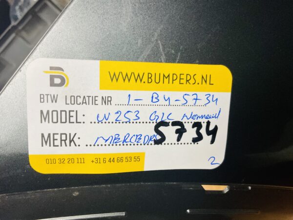 BUMPER Mercedes GLC Klasse W253 Normaal VOORBUMPER 1-B4-5734z
