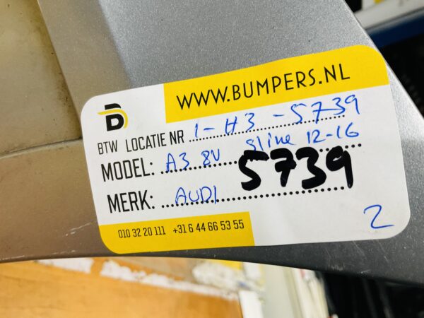 BUMPER Audi A3 8V Sline S-Line 2012-2016 VOORBUMPER 1-H3-5739z