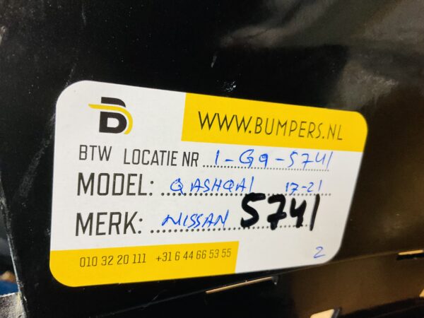 BUMPER Nissan Qashqai 2017-2021 VOORBUMPER 1-G9-5741z