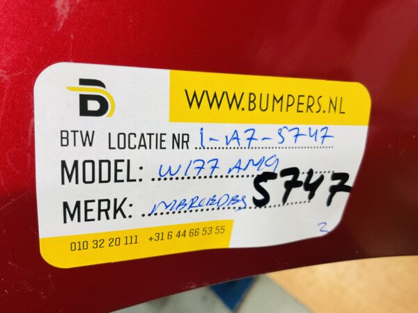 BUMPER Mercedes A Klasse W177 AMG 2019-2023 VOORBUMPER 1-A7-5747z
