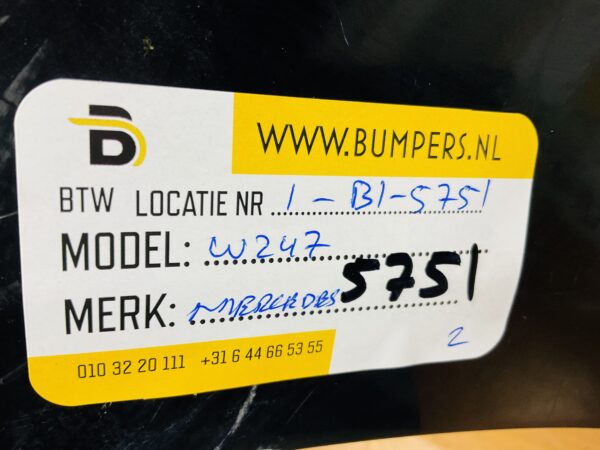 BUMPER Mercedes B Klasse W246 2012-2016 VOORBUMPER 1-B1-5751z