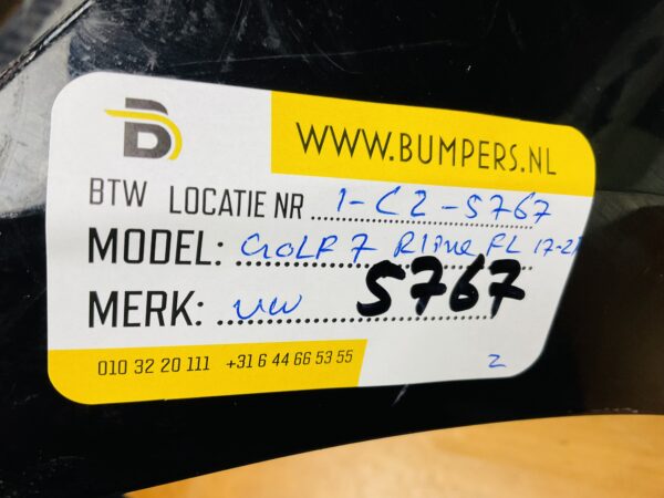BUMPER Volkswagen Golf 7 R-Line Rline Facelift 2017-2021 VOORBUMPER 1-C1-5767z