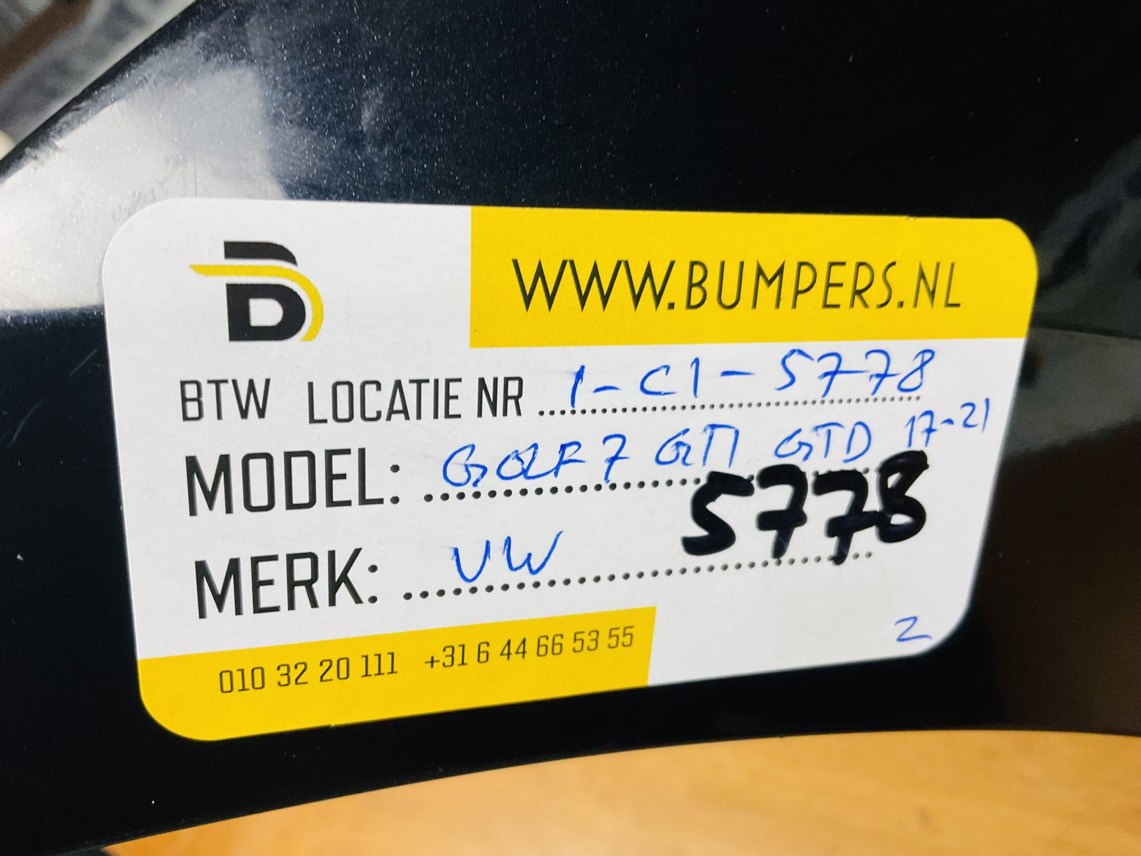 BUMPER Volkswagen Golf 7 GTI GTD 2017-2021 VOORBUMPER 1-C1-5778z