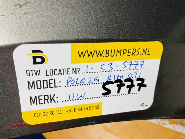 BUMPER Volkswagen Polo 2G R-Line Rline GTI VOORBUMPER 1-C3-5777z