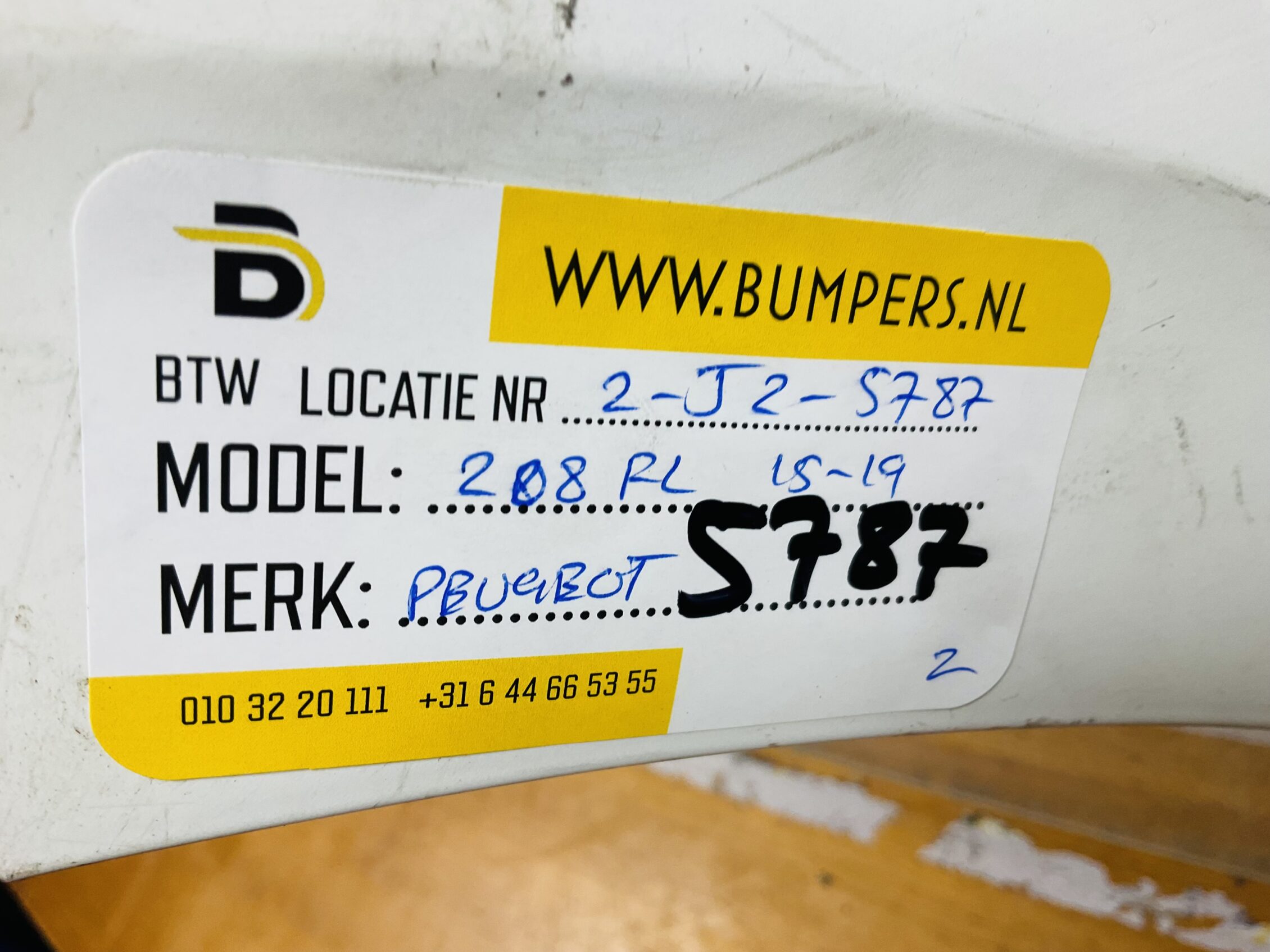 BUMPER Peugeot 208 Facelift 2015-2019 VOORBUMPER 2-J2-5787z