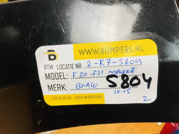 BUMPER BMW 1 Serie F20 F21 MPakket M-Pakket 2010-2015 VOORBUMPER 2-K7-5804z