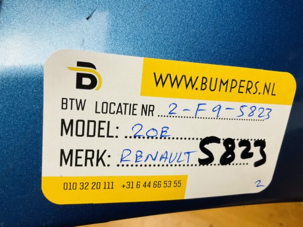 BUMPER Renault Zoe VOORBUMPER 2-F9-5823z