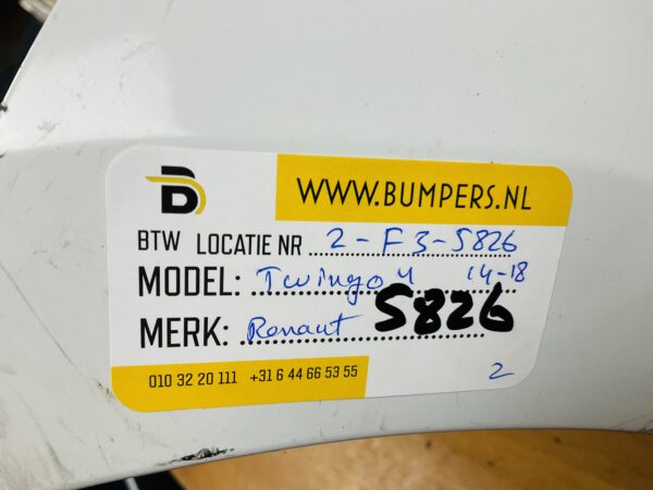 BUMPER Renault Twingo 3 2014-2018 VOORBUMPER 2-F3-5826z