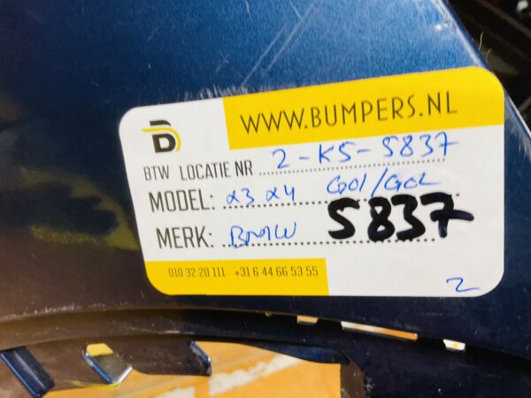 BUMPER BMW X3 X4 G01 G02 VOORBUMPER 2-K5-5837z