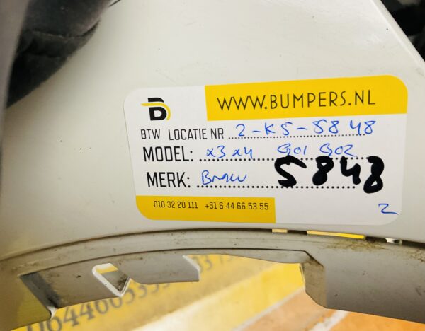 BUMPER BMW X3 X4 G01 G02 VOORBUMPER 2-K5-5848z