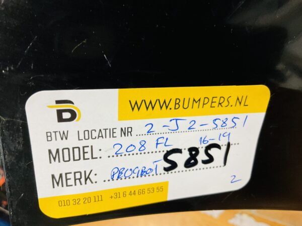 BUMPER Peugeot 208 Facelift  pdc 2016-2019 VOORBUMPER 2-J2-5851z
