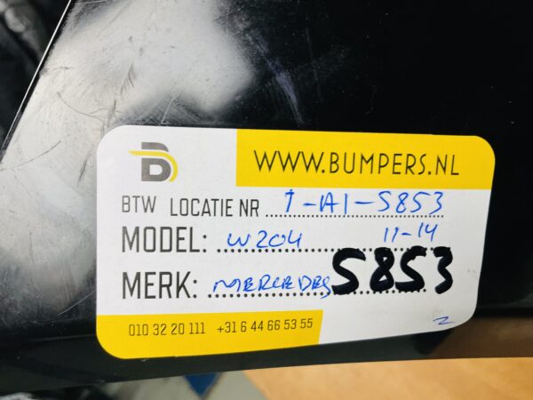 BUMPER Mercedes C Klasse W204 2011-2014 VOORBUMPER 1-A1-5853z