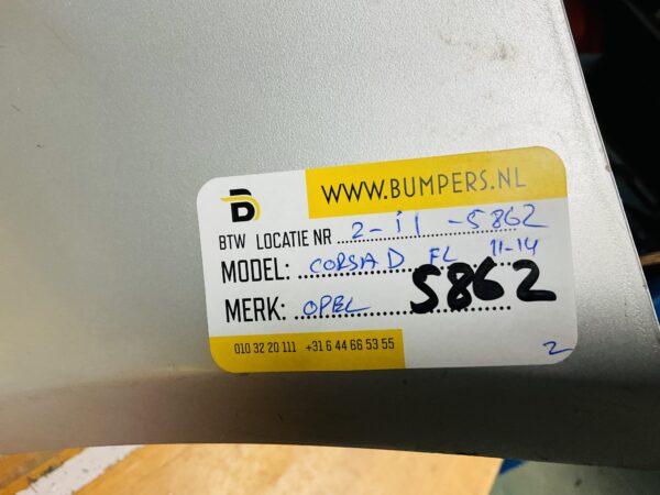 BUMPER Opel Corsa D Facelift 2011-2014 VOORBUMPER 2-i1-5862z