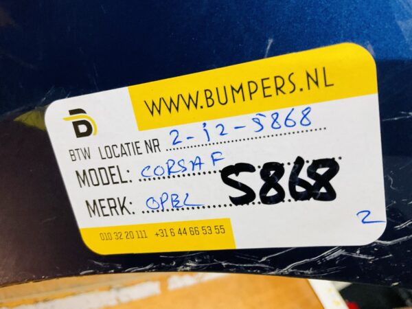BUMPER Opel Corsa F GS-Line GSline 2019-2024 VOORBUMPER 2-i2-5868z