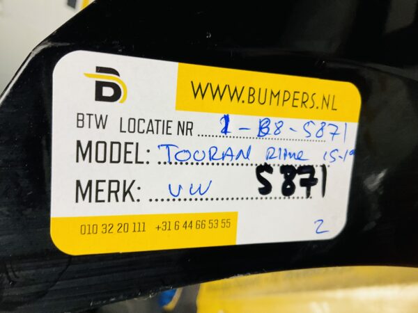 BUMPER Volkswagen Touran Rline R-Line 2015-2019 VOORBUMPER 1-B8-5871z