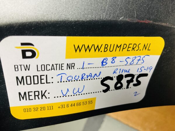BUMPER Volkswagen Touran Rline R-Line  2015-2019 VOORBUMPER 1-B8-5875z