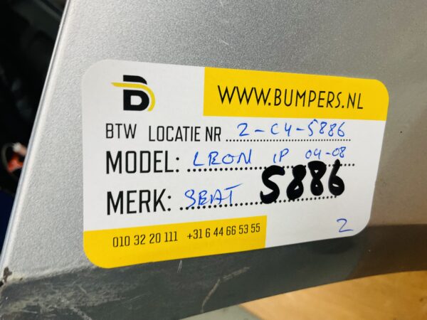 BUMPER Seat Leon1P 2004-2008 VOORBUMPER 2-C4-5886z