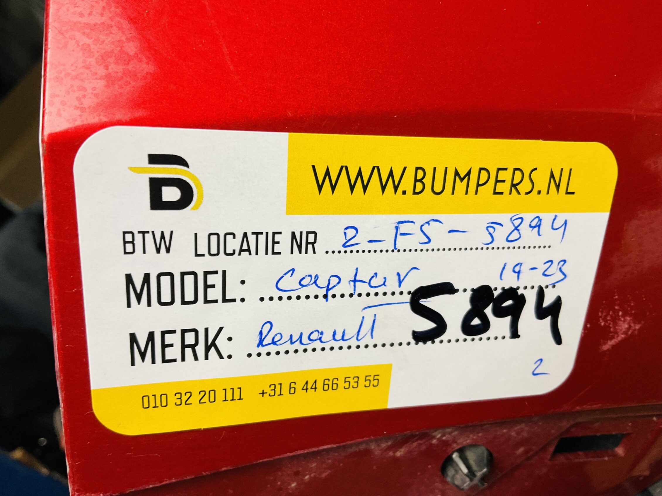 BUMPER Renault Captur 2019-2023 VOORBUMPER 2-F5-5894z