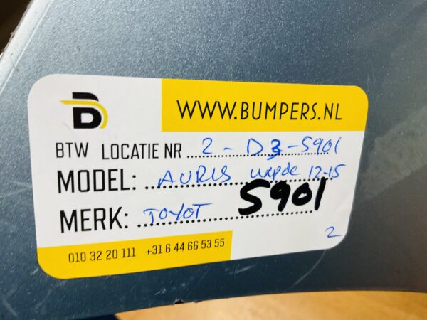 BUMPER Toyota Auris 4xpdc 2012-2015 VOORBUMPER 2-D3-5901z