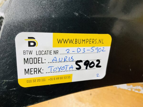 BUMPER Toyota Auris 2006-2009 VOORBUMPER 2-D3-5902z