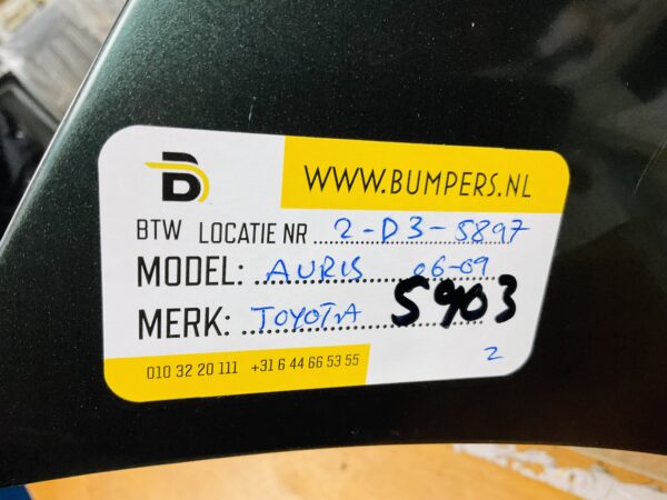 BUMPER Toyota Auris 2006-2009 VOORBUMPER 2-D3-5903z