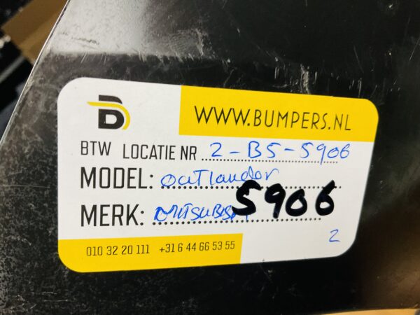 BUMPER Mitsubishi Outlander VOORBUMPER 2-B5-5906z
