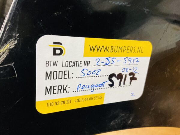 BUMPER Peugeot 5008 2008-2012 VOORBUMPER 2-J5-5917z