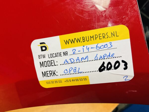 BUMPER Opel Adam 4xpdc 2014-2022  VOORBUMPER 2-i4-6003z