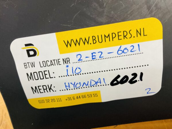 BUMPER Hyundai i10 VOORBUMPER 2-E2-6021z