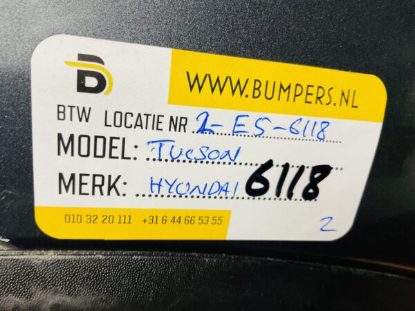 BUMPER Hyundai Tucson 2016-2021 VOORBUMPER 2-E5-6118z