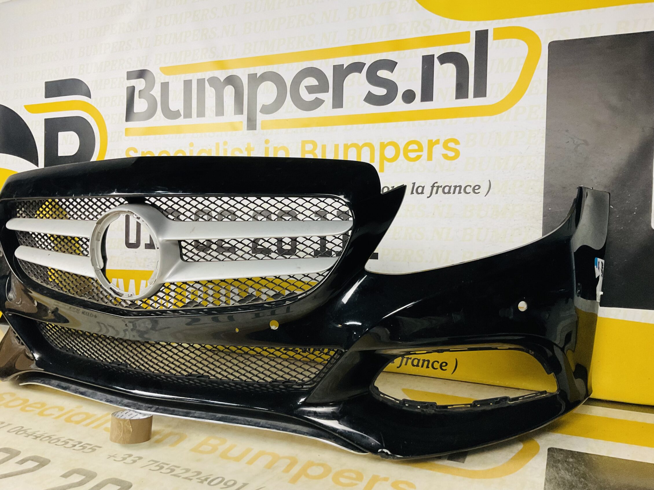 BUMPER Mercedes C Klasse W205 2014-2017 VOORBUMPER 1-A4-6144z